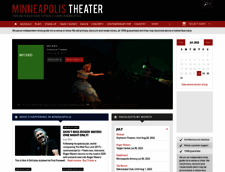 minneapolis-theater.com screenshot