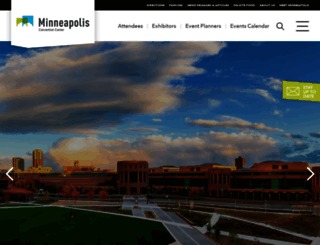 minneapolisconventioncenter.com screenshot