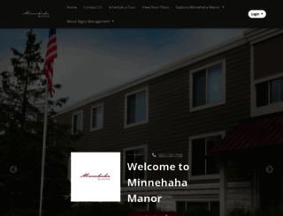 minnehahamanor.com screenshot