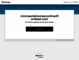 minnesotahomescontractfordeed.com screenshot