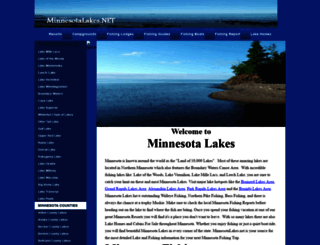 minnesotalakes.net screenshot