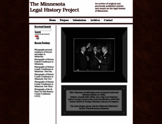 minnesotalegalhistoryproject.org screenshot