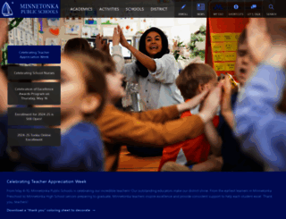 minnetonkaschools.org screenshot