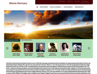 minnismortuary.net screenshot