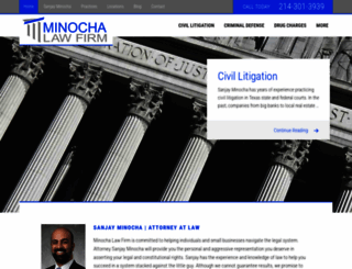 minochalaw.com screenshot