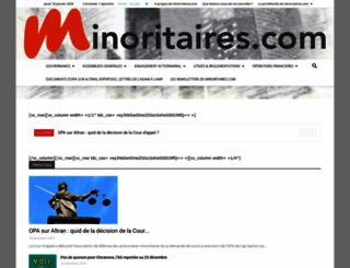 minoritaires.com screenshot