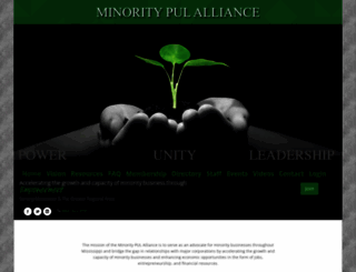 minoritypulalliance.org screenshot