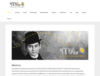 minorliteratures.org screenshot
