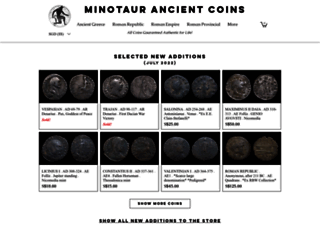 minotaurcoins.com screenshot