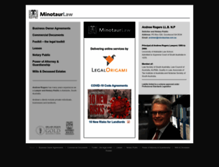 minotaurlaw.com.au screenshot
