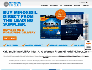 minoxidil-direct.com screenshot