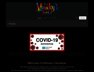 minskys-showbar.com screenshot