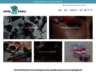 mintybeary.com screenshot