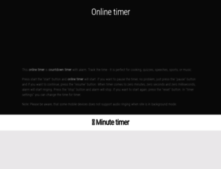 minute-timer.com screenshot