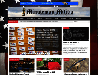 minuteman-militia.com screenshot