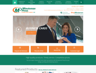 minutemanpressofredding.com screenshot