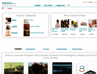 minutu.com screenshot