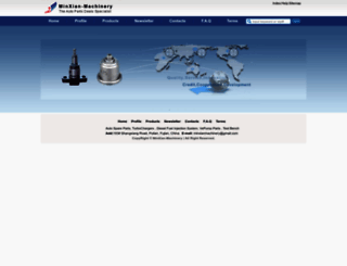 minxian-machinery.com screenshot