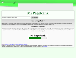 mipagerank.net screenshot