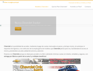 miplanchevrolet.com.ar screenshot