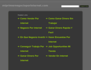 miprimernegocioporinternet.com screenshot