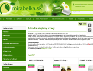 mirabelka.sk screenshot
