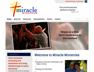 miracleministries.org.nz screenshot
