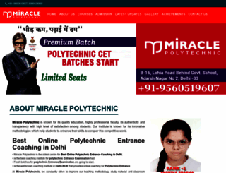 miraclepolytechnic.com screenshot