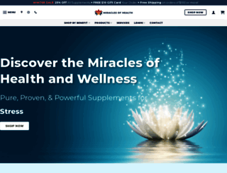 miraclesofhealth.com screenshot