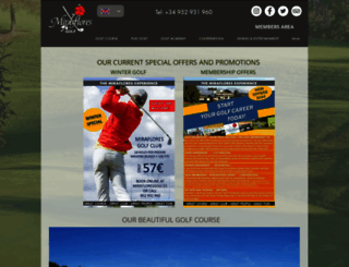 miraflores-golf.com screenshot