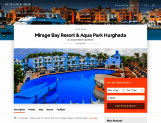 mirage-bay-resort-aqua-park.hotelshurghada.com screenshot