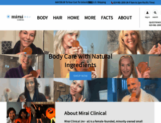 miraiclinical.com screenshot