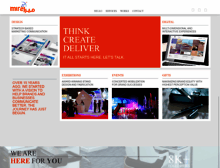 mirajgraphics.com screenshot