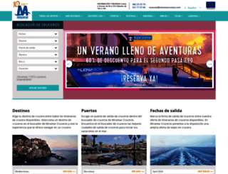 miramarcruceros.com screenshot