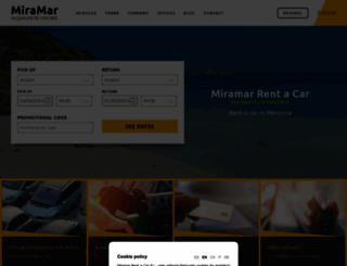miramarrentacar.com screenshot