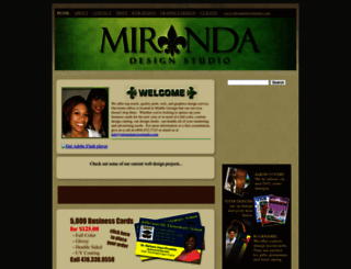 mirandadesignstudio.com screenshot