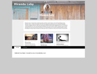 mirandaluby.writersresidence.com screenshot