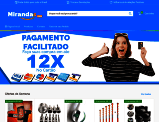 mirandastores.com screenshot
