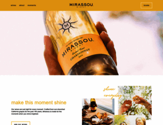 mirassou.com screenshot