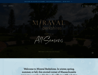 miravalberkshires.com screenshot