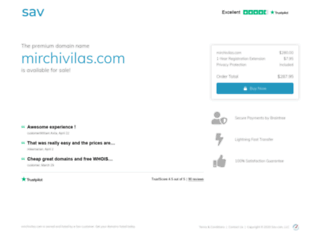 mirchivilas.com screenshot