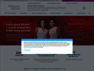 mirena-us.com screenshot