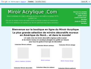 miroiracrylique.com screenshot