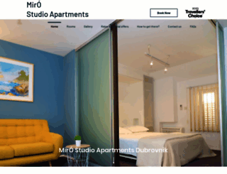 mirostudioapartmentsdubrovnik.com screenshot