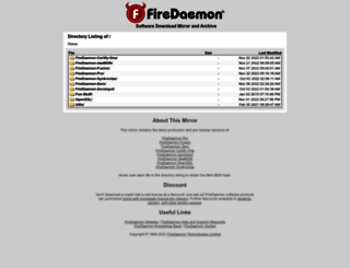 mirror.firedaemon.com screenshot