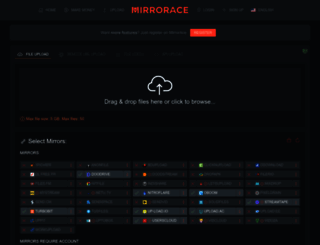 mirrorace.com screenshot