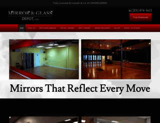 mirrorandglassdepot.com screenshot