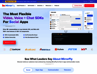 mirrorfly.com screenshot
