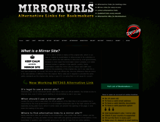 mirrorurls.com screenshot
