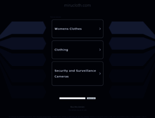 mirucloth.com screenshot